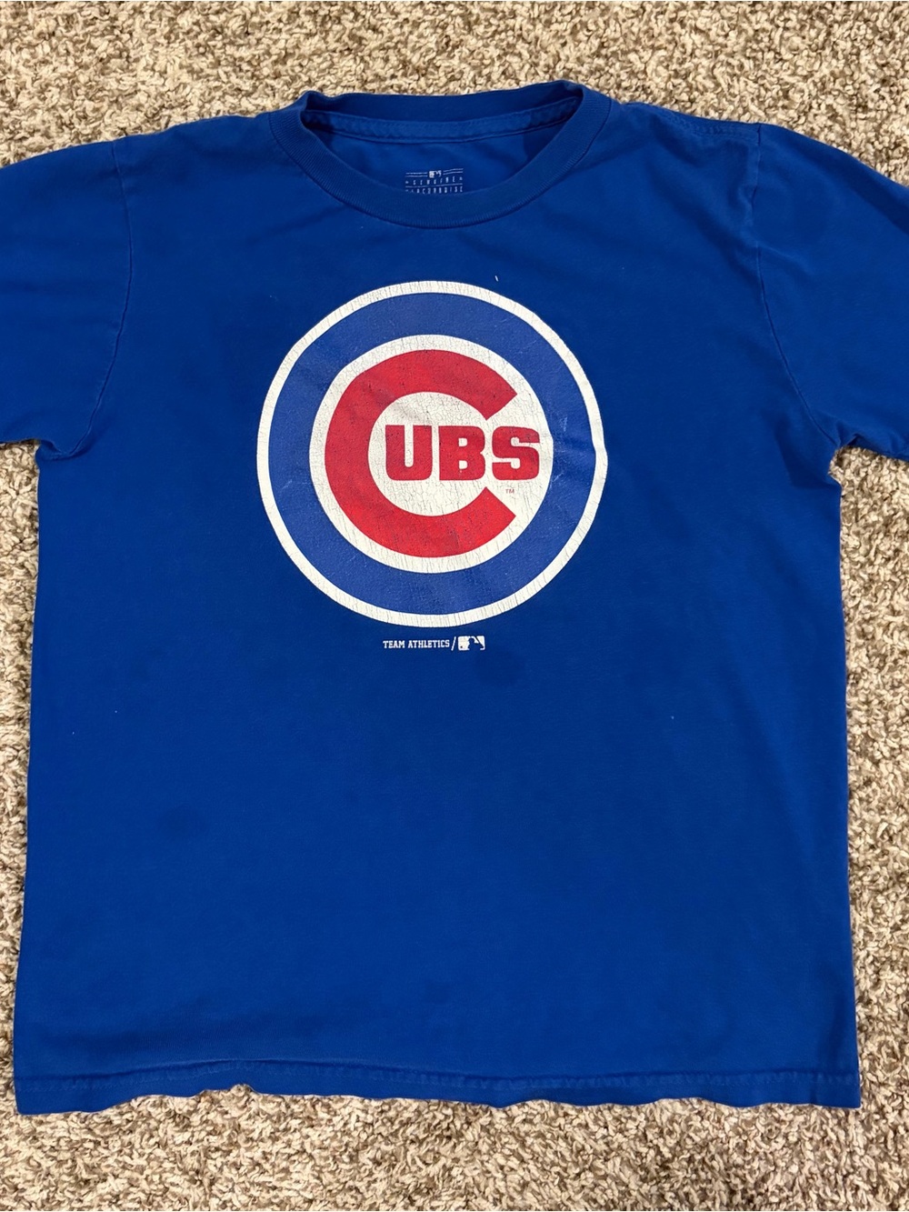 Chicago Cubs Blue Kids Graphic Tee, Size S